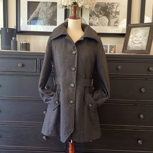 Miss Sixty Jackets & Blazers - Miss Sixty coat with hood and pleated back